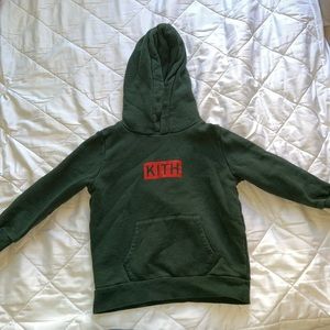 KITH Unisex Forest Green Hoodie 4/5